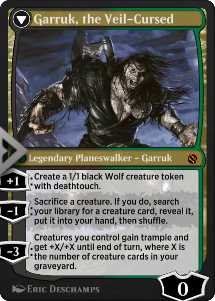 Garruk Relentless // Garruk, the Veil-Cursed (SIS-049) - Shadows of the Past-2