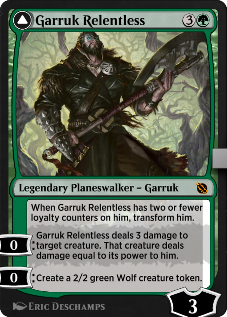 Garruk Relentless // Garruk, the Veil-Cursed (SIS-049) - Shadows of the Past-3