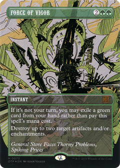 Force of Vigor (Textured Foil) [Outlaws of Thunder Junction: Breaking News]-1