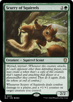 Scurry of Squirrels [Bloomburrow Commander]-1