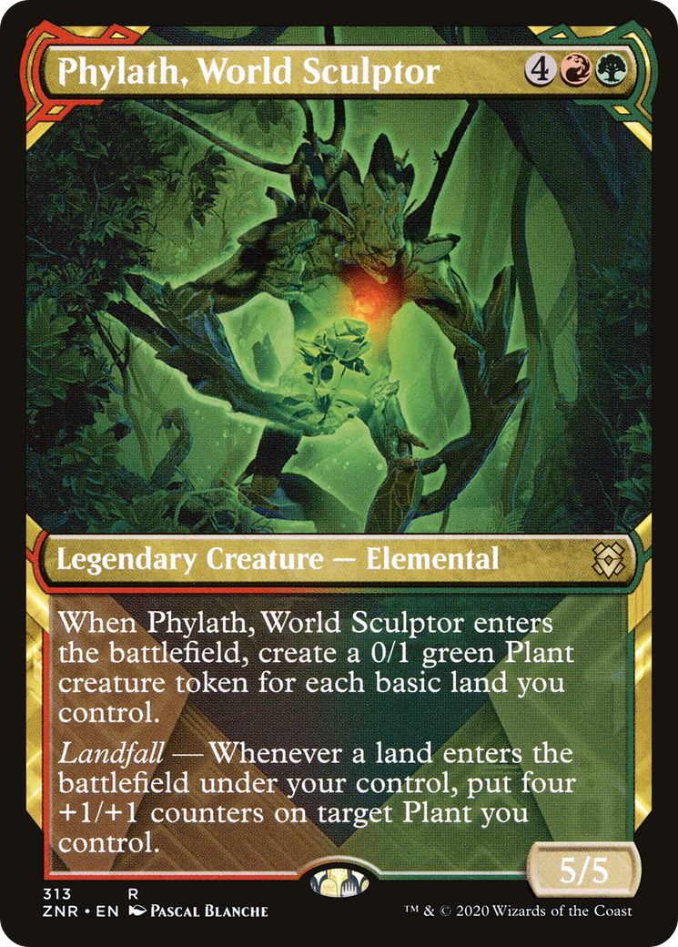 Phylath, World Sculptor (Showcase) [Zendikar Rising]-1