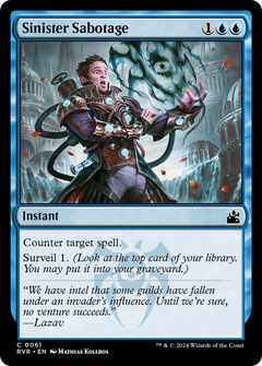 Sinister Sabotage [Ravnica Remastered]-1