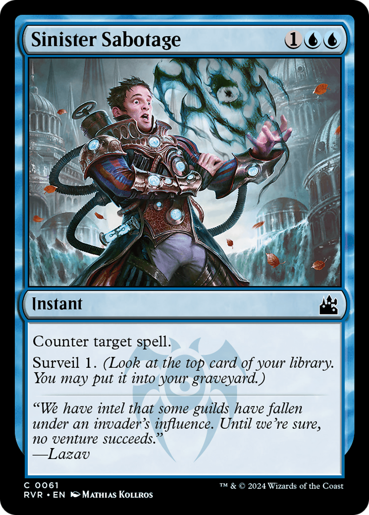 Sinister Sabotage [Ravnica Remastered]-1