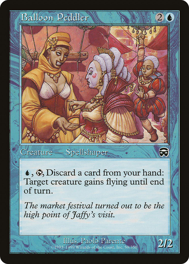 Balloon Peddler [Mercadian Masques]-1
