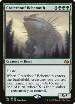 Craterhoof Behemoth [Modern Masters 2017]-1