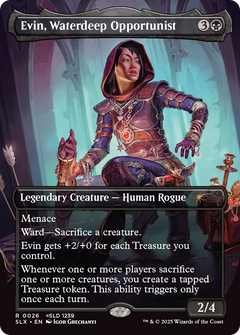 Evin, Waterdeep Opportunist (SLX-026) - Universes Within (Borderless)-1