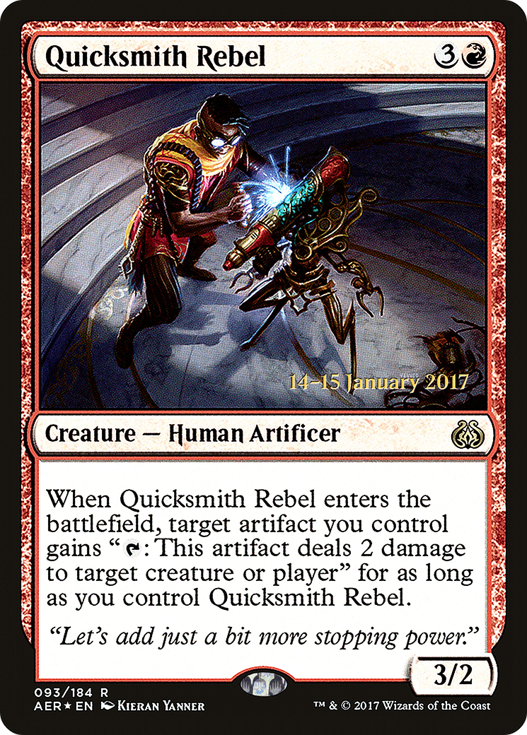 Quicksmith Rebel [Aether Revolt Prerelease Promos]-1