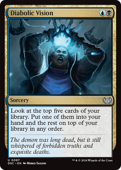 Diabolic Vision [Duskmourn: House of Horror Commander]-1