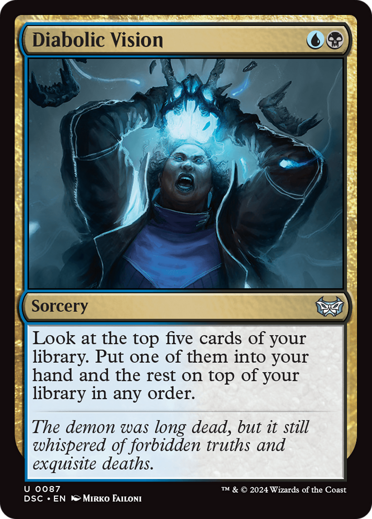 Diabolic Vision [Duskmourn: House of Horror Commander]-1