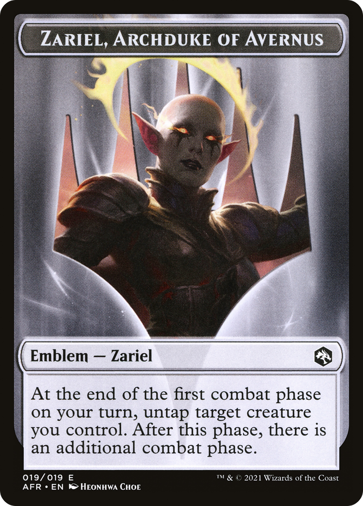 Zariel, Archduke of Avernus Emblem (TAFR-019) - Adventures in the Forgotten Realms Tokens Foil-1