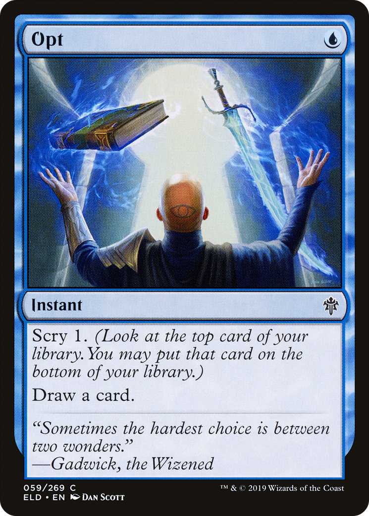 Opt [Throne of Eldraine]-1