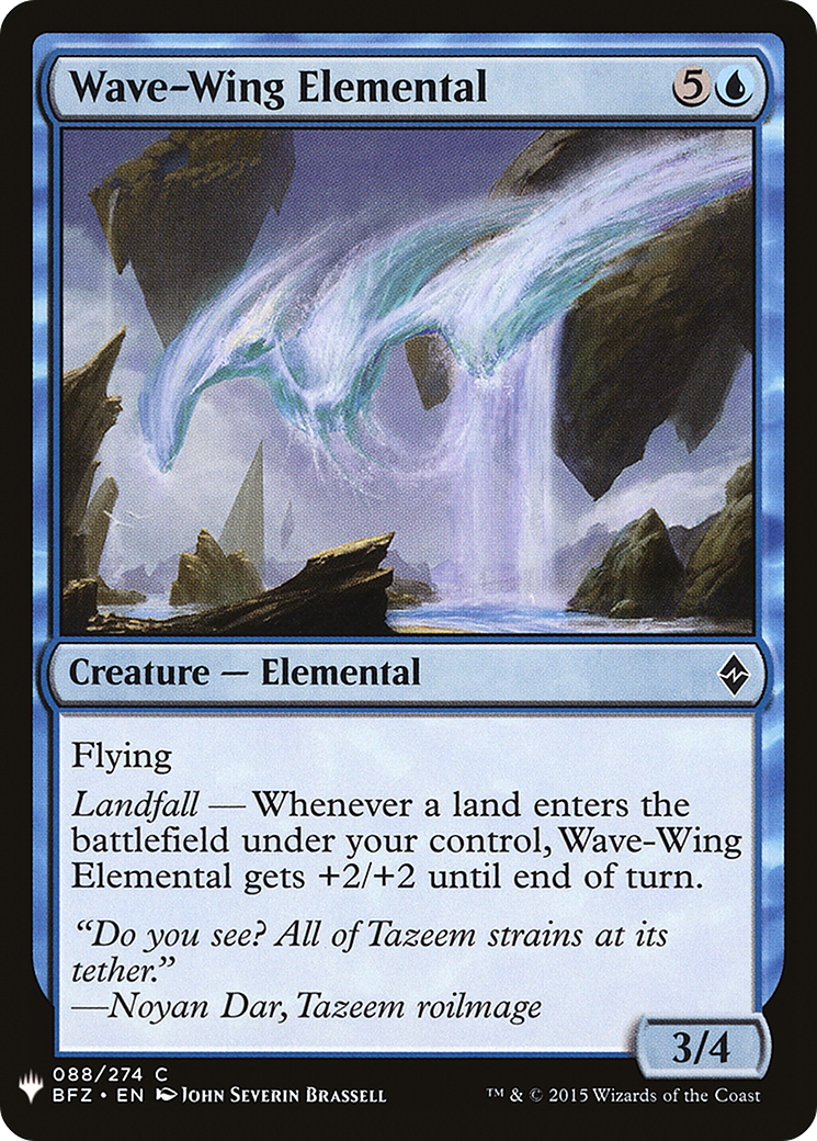 Wave-Wing Elemental (LIST-BFZ-88) - The List-1