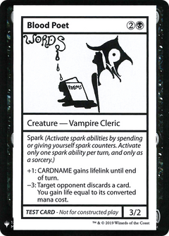 Blood Poet [Mystery Booster Playtest Cards]-1