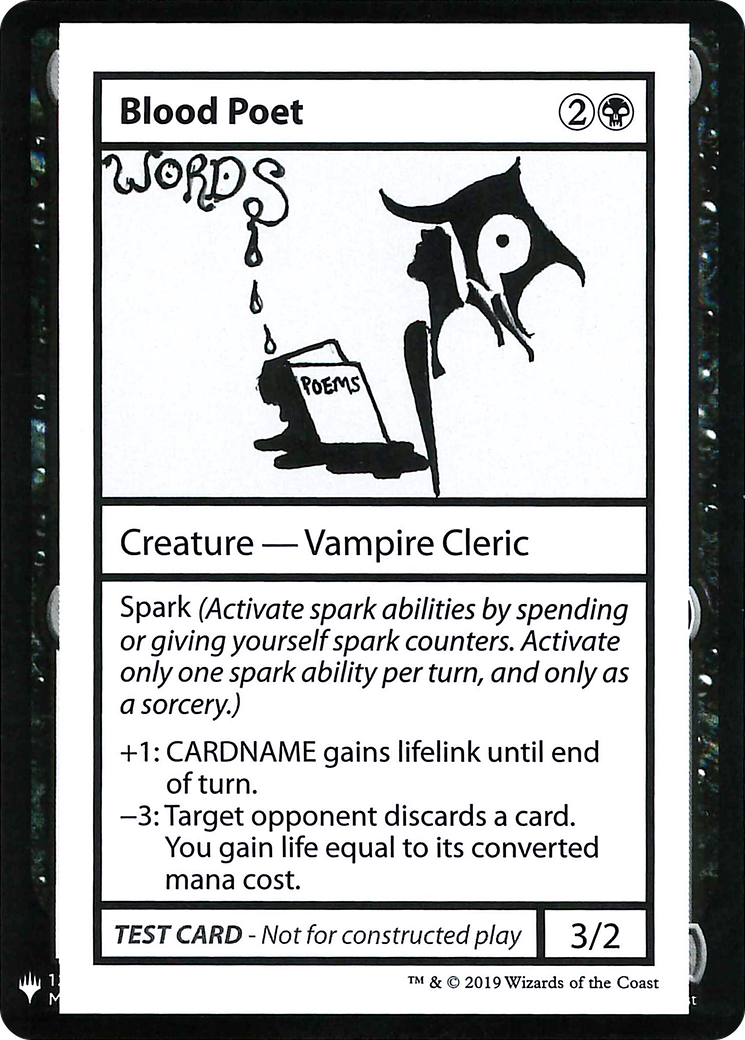 Blood Poet [Mystery Booster Playtest Cards]-1