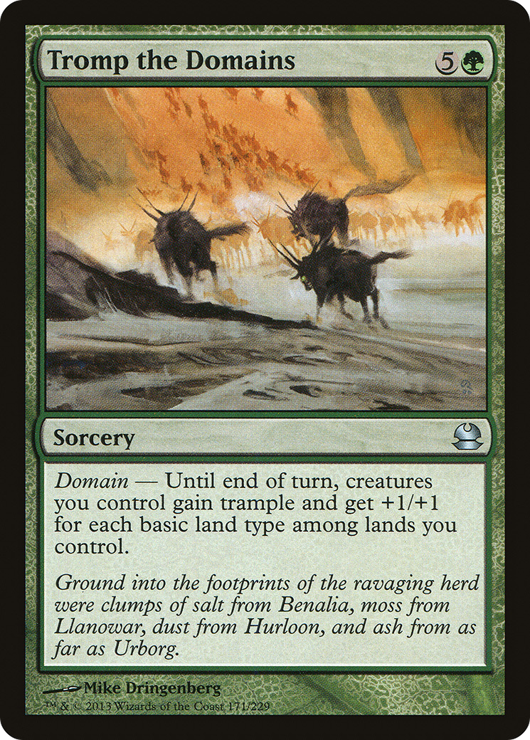 Tromp the Domains (MMA-171) - Modern Masters Foil-1