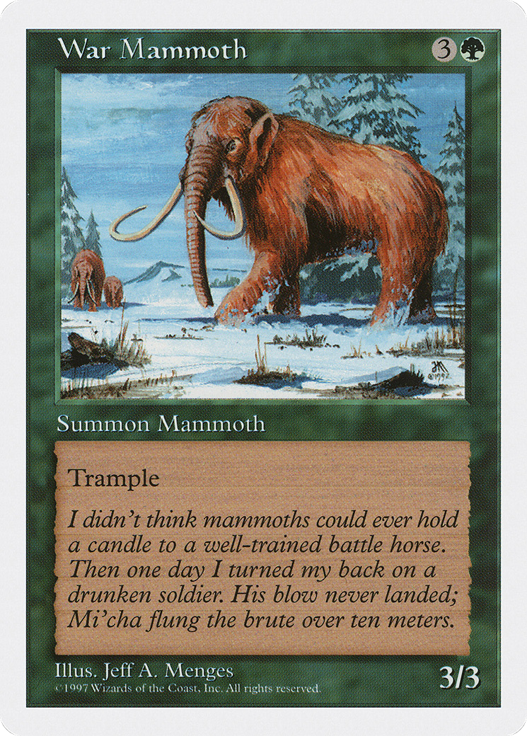 War Mammoth (5ED-) - Fifth Edition-1
