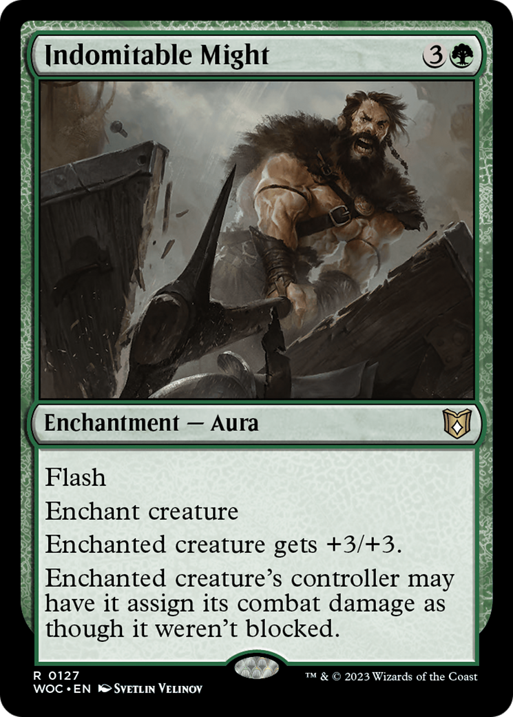 Indomitable Might [Wilds of Eldraine Commander]-1
