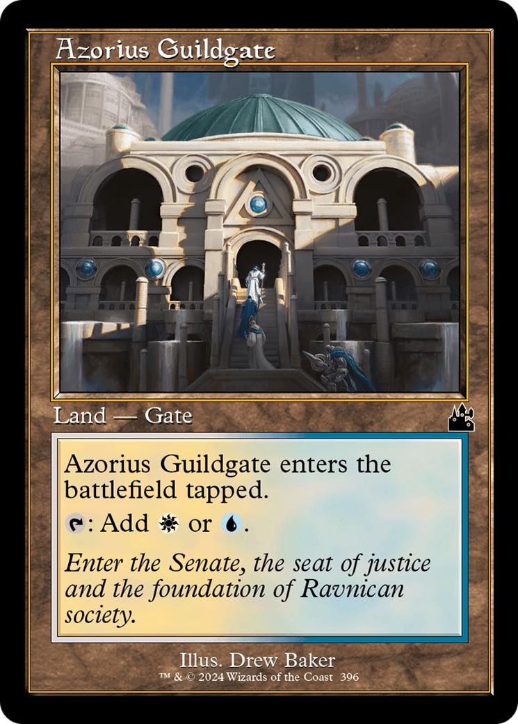 Azorius Guildgate (Retro Frame) [Ravnica Remastered]-1