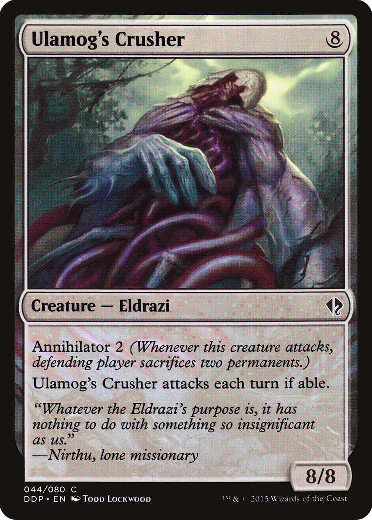 Ulamog's Crusher (DDP-044) - Duel Decks: Zendikar vs. Eldrazi-1