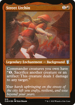 Street Urchin (CLB-510) - Commander Legends: Battle for Baldur's Gate Etched Foil-1