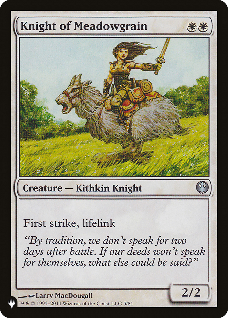Knight of Meadowgrain [The List]-1