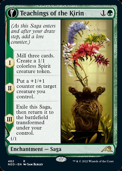 Teachings of the Kirin // Kirin-Touched Orochi (Extended Art) [Kamigawa: Neon Dynasty]-1