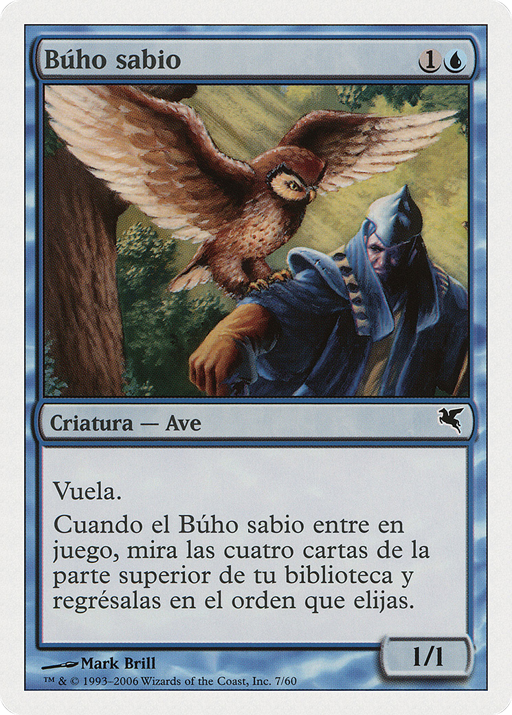 Sage Owl (Spanish) - "Búho sabio" (PSAL-0E7) - Salvat 2005-1