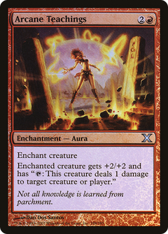 Arcane Teachings (10E-188★) - Tenth Edition Foil-1