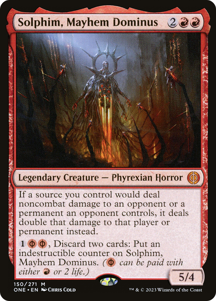 Solphim, Mayhem Dominus [Phyrexia: All Will Be One]-1