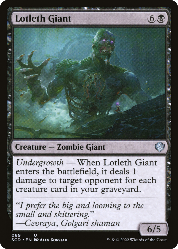 Lotleth Giant [Starter Commander Decks]-1