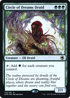 Circle of Dreams Druid [Dungeons & Dragons: Adventures in the Forgotten Realms Prerelease Promos]-1