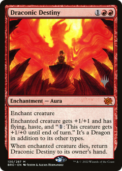 Draconic Destiny (Promo Pack) [The Brothers' War Promos]-1