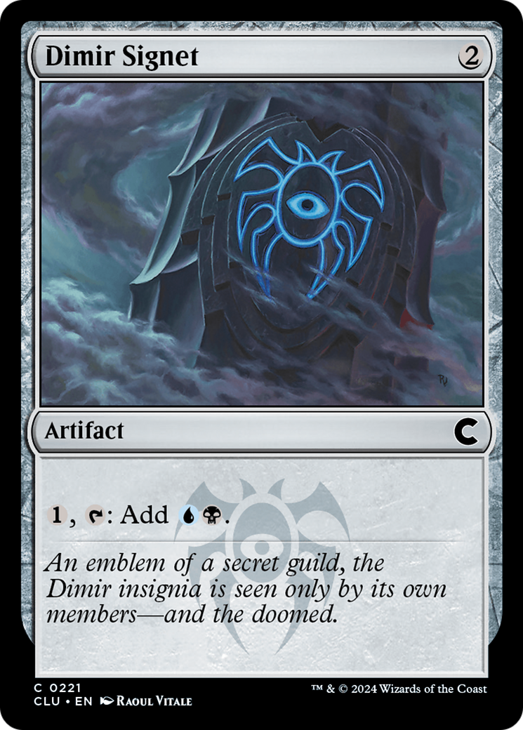 Dimir Signet [Ravnica: Clue Edition]-1