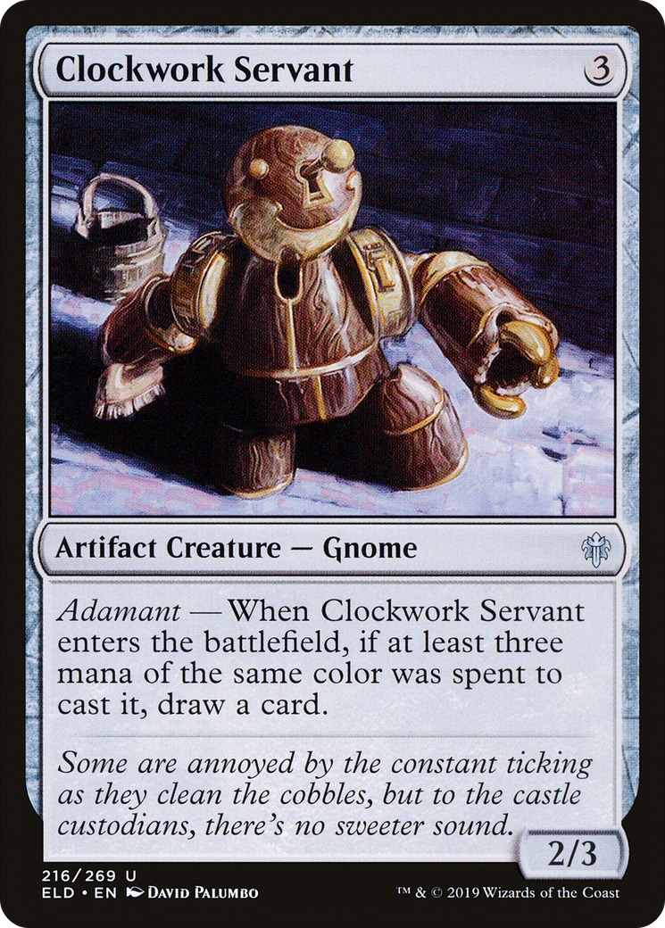 Clockwork Servant [Throne of Eldraine]-1
