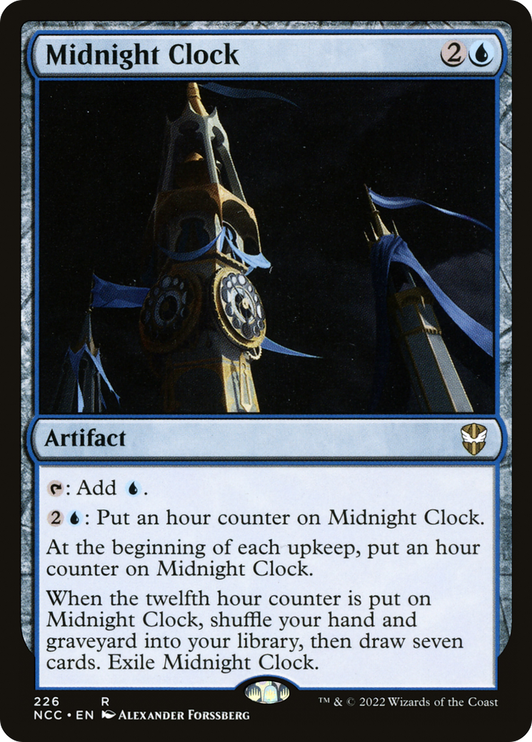 Midnight Clock [Streets of New Capenna Commander]-1