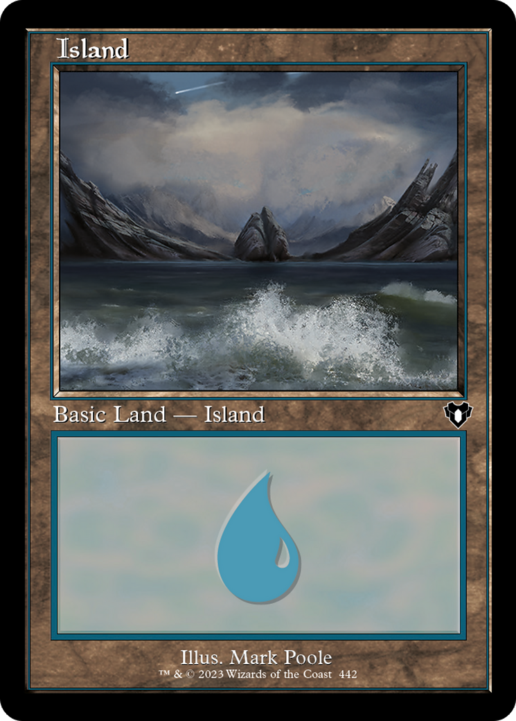 Island (442) (Retro) [Commander Masters]-1