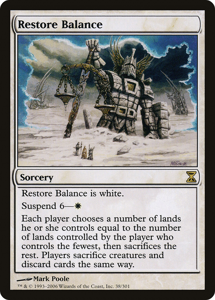 Restore Balance [Time Spiral]-1