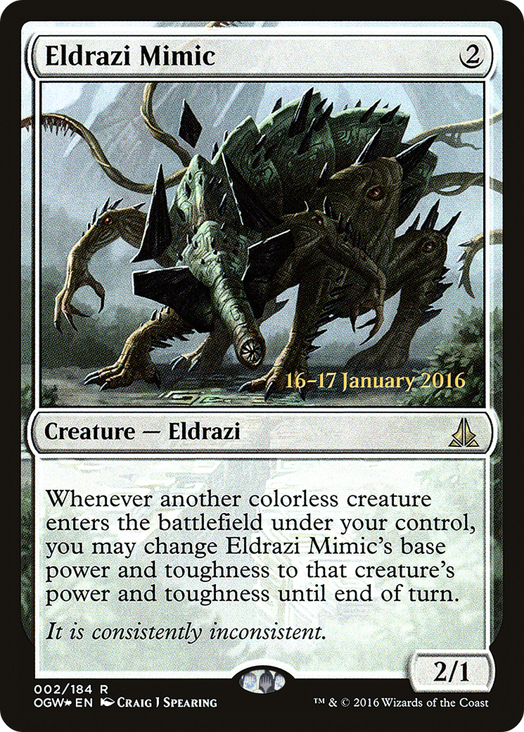 Eldrazi Mimic [Oath of the Gatewatch Prerelease Promos]-1