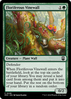 Floriferous Vinewall [Modern Horizons 3 Commander]-1
