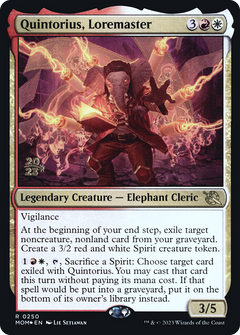 Quintorius, Loremaster [March of the Machine Prerelease Promos]-1