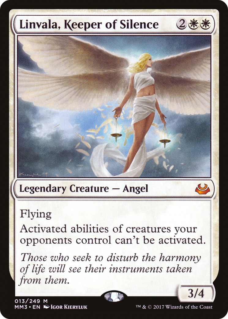 Linvala, Keeper of Silence [Modern Masters 2017]-1