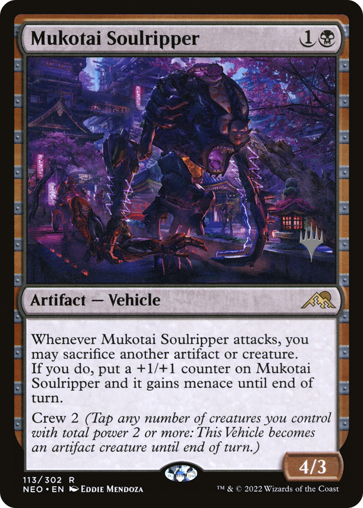 Mukotai Soulripper (Promo Pack) [Kamigawa: Neon Dynasty Promos]-1