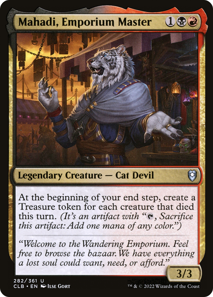 Mahadi, Emporium Master [Commander Legends: Battle for Baldur's Gate]-1