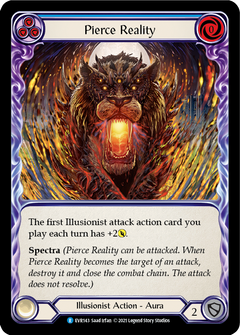 Pierce Reality (Blue) [EVR143] (Everfest)  1st Edition Rainbow Foil-2