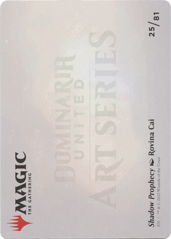 Shadow Prophecy // Shadow Prophecy (ADMU-025) - Dominaria United Art Series (Borderless) Foil-2