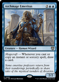 Archmage Emeritus [Outlaws of Thunder Junction Commander]-1