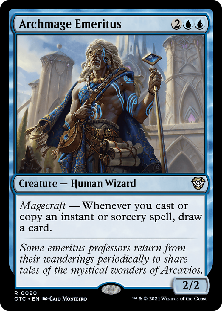 Archmage Emeritus [Outlaws of Thunder Junction Commander]-1