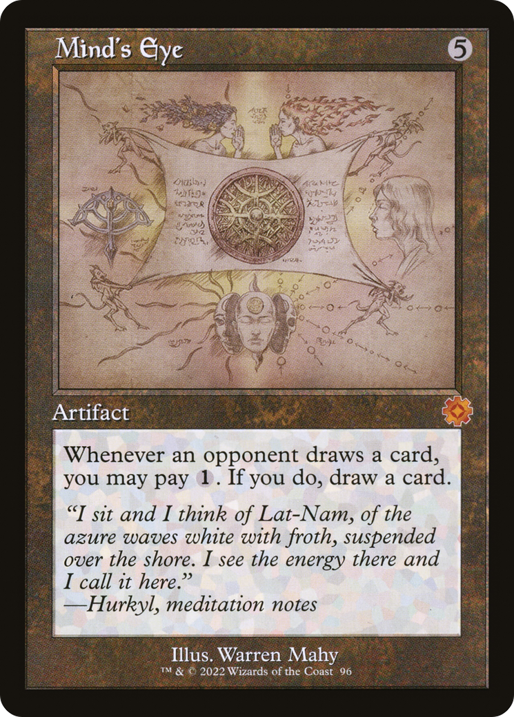 Mind's Eye (Retro Schematic) [The Brothers' War Retro Artifacts]-1