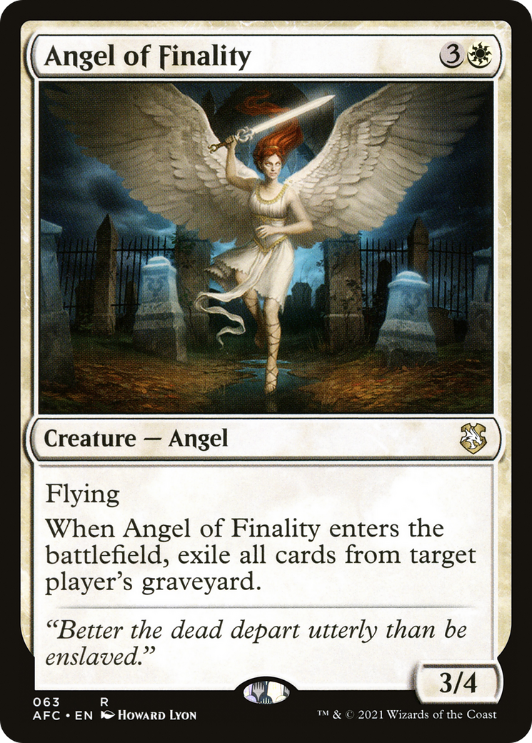 Angel of Finality [Dungeons & Dragons: Adventures in the Forgotten Realms Commander]-1