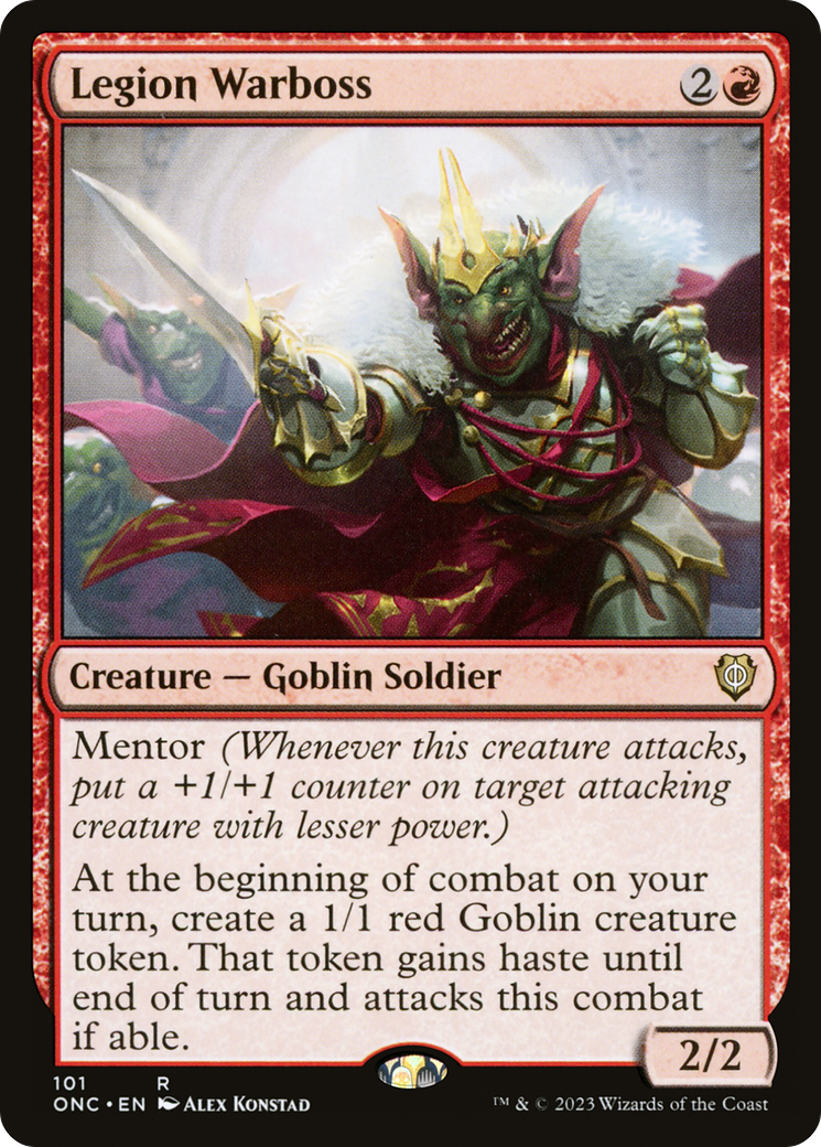 Legion Warboss [Phyrexia: All Will Be One Commander]-1